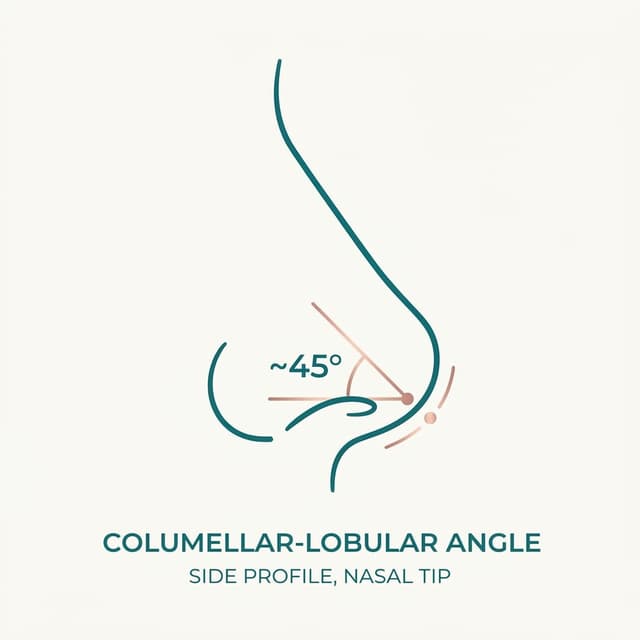 Columellar-Lobular Angle