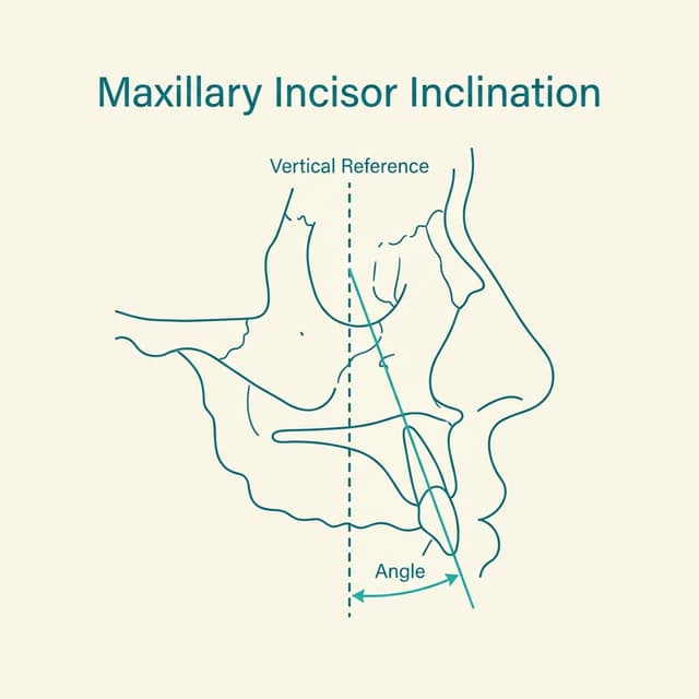 Maxillary Incisor Inclination